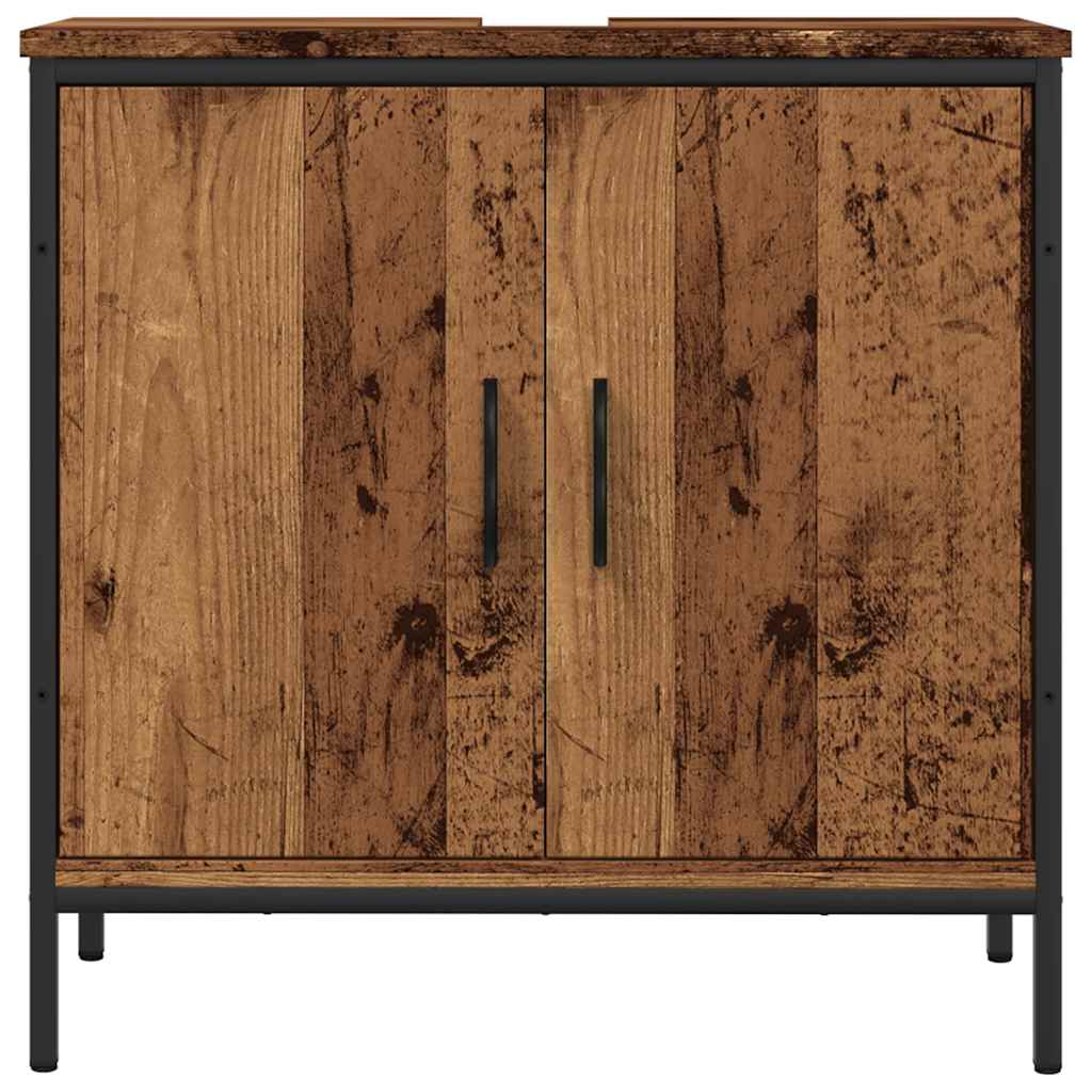 Mobile Sottolavabo Legno Antico 60x30x60 cm Legno Multistrato