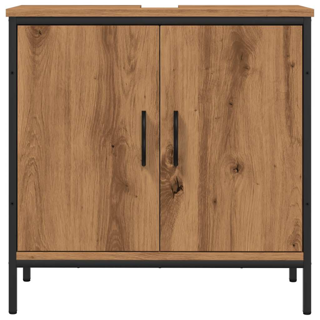 Mobile Sottolavabo Rovere 60x30x60 cm Legno Multistrato