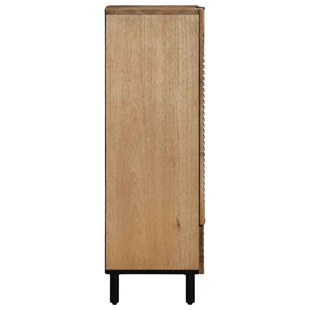 Credenza Marrone 60x33x100 cm in Legno Massello di Mango