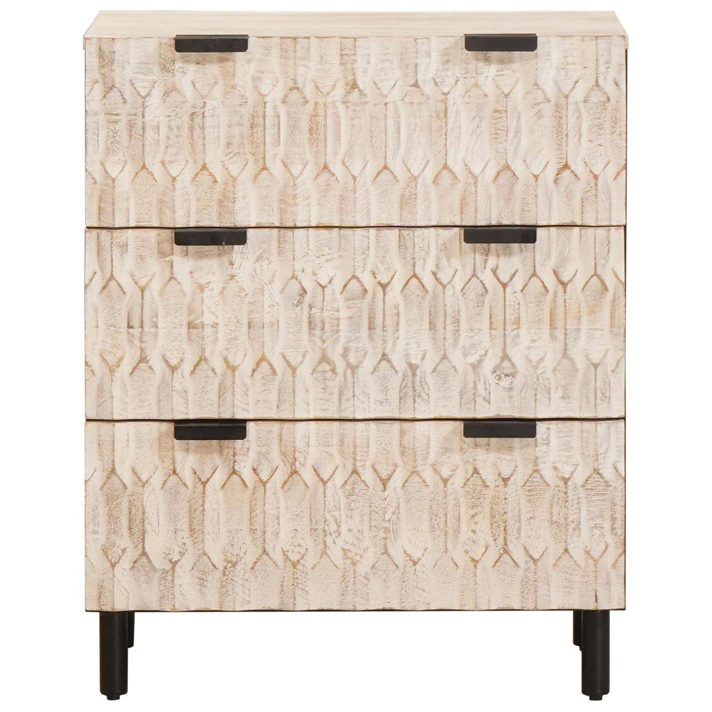 Credenza Finitura Bianco Lavato 60 x 33 x 75 cm