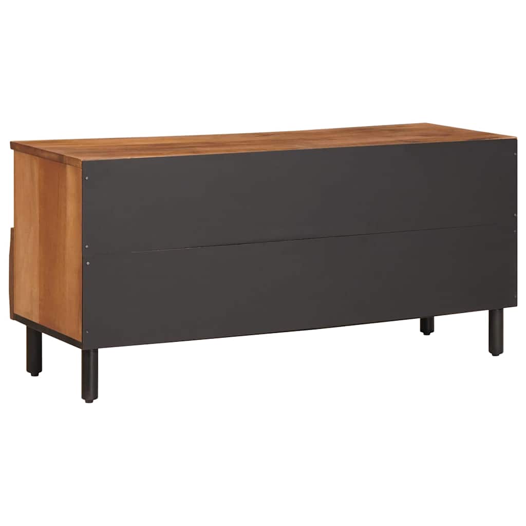 Mobile TV con cassetto Finitura Marrone Acacia 100 x 33 x 46 cm