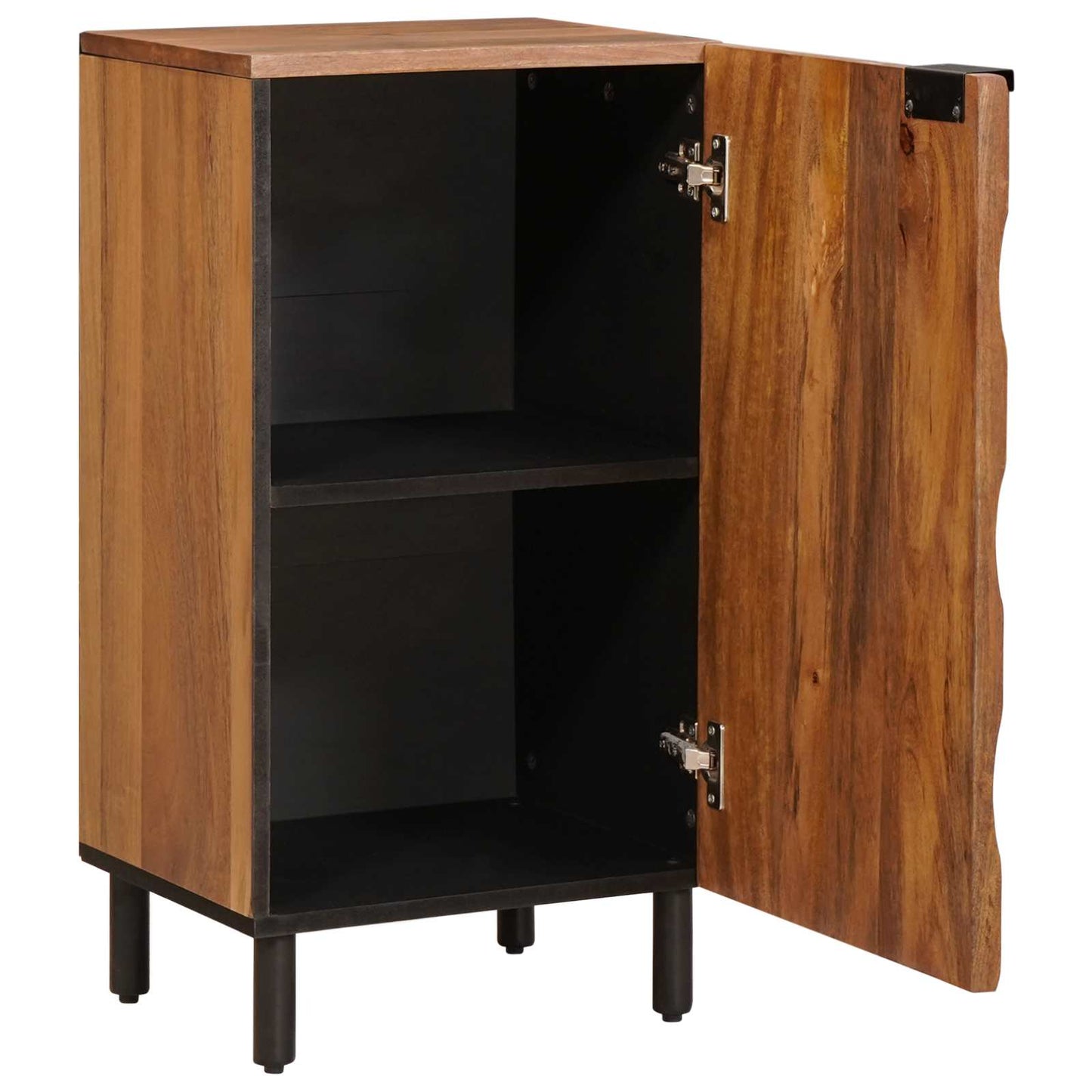 Credenza con porta Finitura Marrone Acacia 40 x 33 x 75 cm