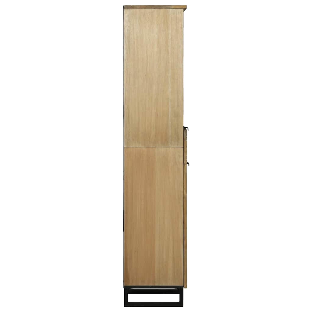 Armadio per Lavabo da Bagno con porta Marrone 38 x 33 x 160 cm