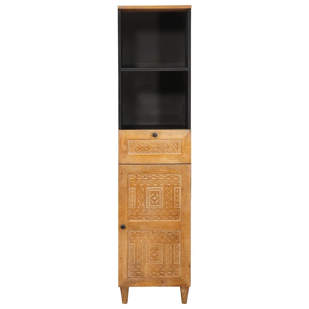Mobile da Bagno con cassetto Marrone Chiaro 38 x 33 x 160 cm