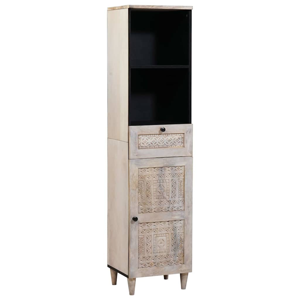 Mobile da Bagno Bianco 38 x 33 x 160 cm Legno multistrato