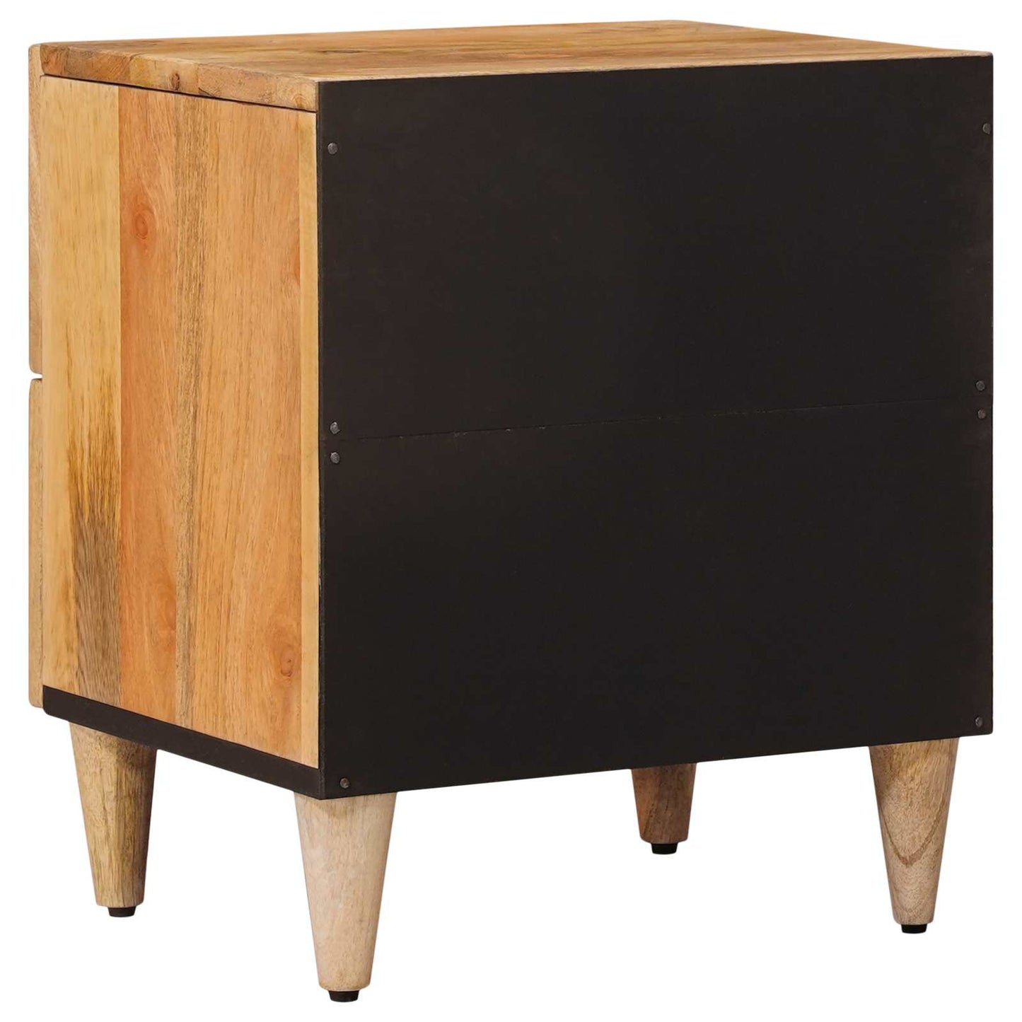 Armadio da Notte con cassetto 2 pcs Naturale 40 x 33,5 x 46 cm