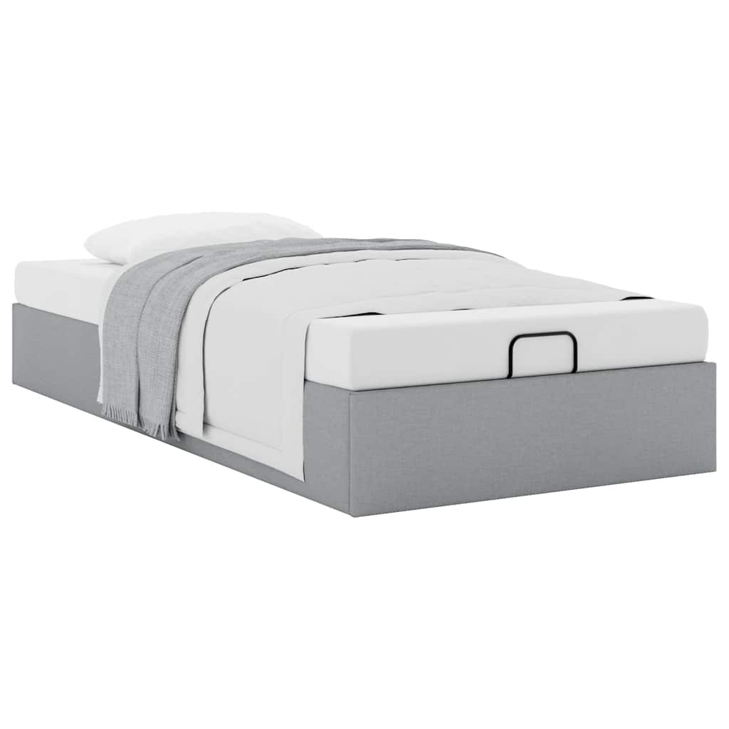 Struttura Letto Pouf senza Materasso 100x200 cm in Tessuto