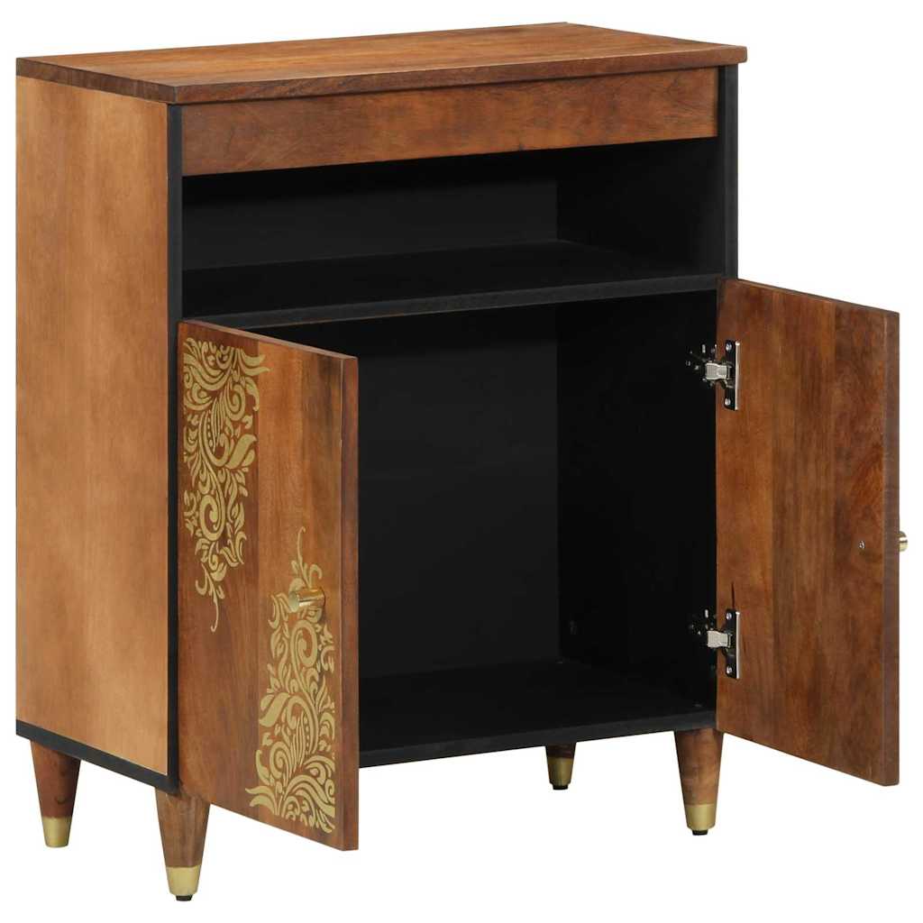 Credenza Marrone 60 x 33 x 75 cm Legno di mango massello