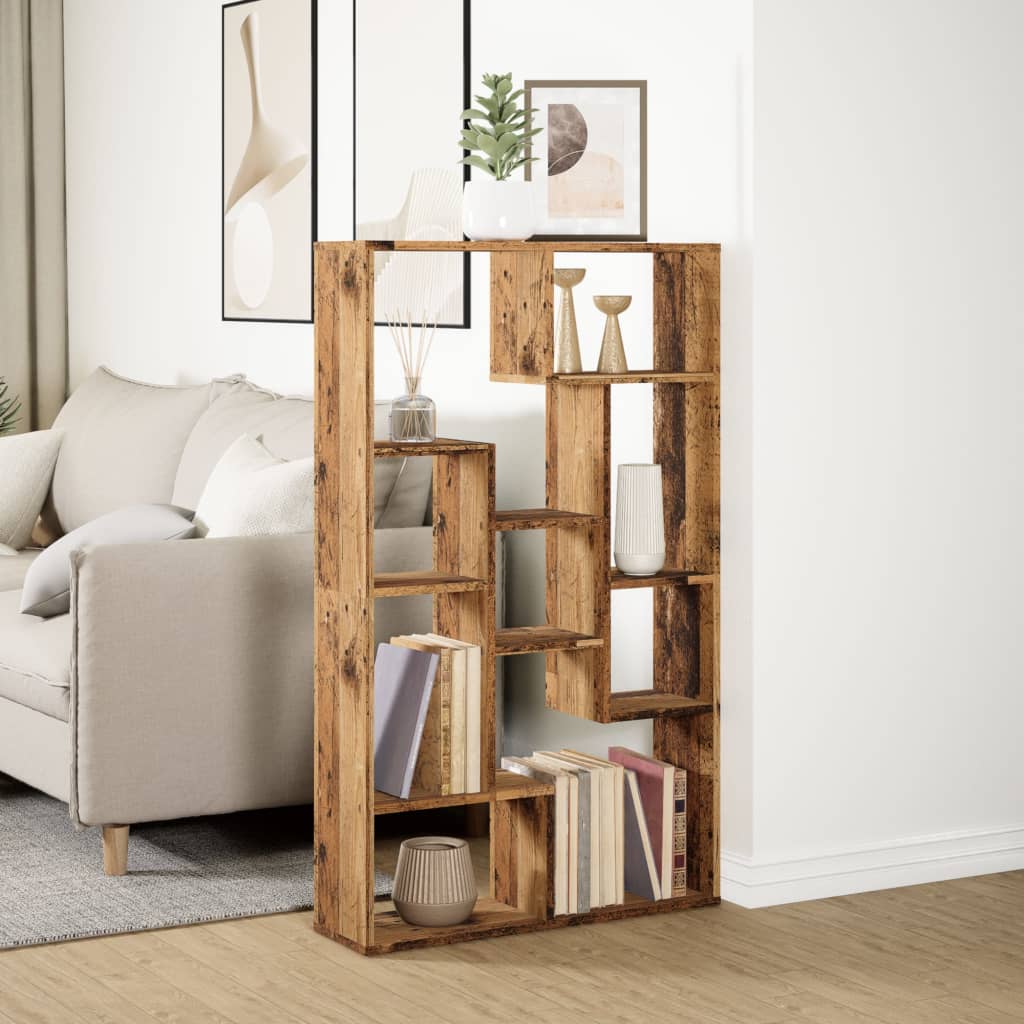 Libreria Legno Antico 72x20x120 cm in Truciolato