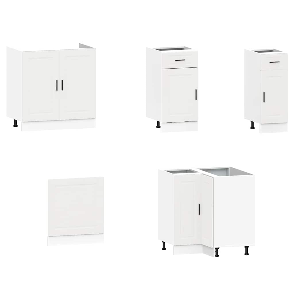 Set Mobili da Cucina 11 pz Porto Bianchi Legno Multistrato