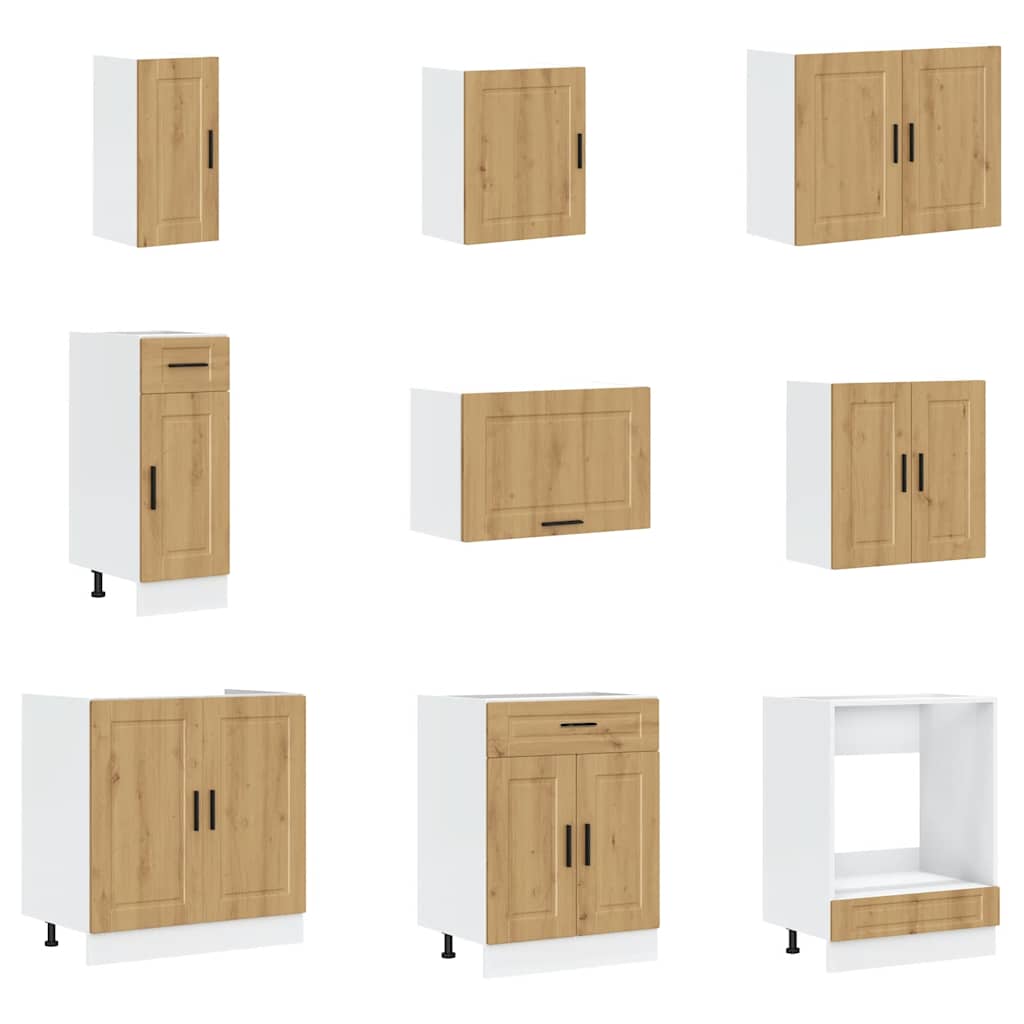 Set Mobili da Cucina 14 pz Porto Rovere Artigianale Truciolato