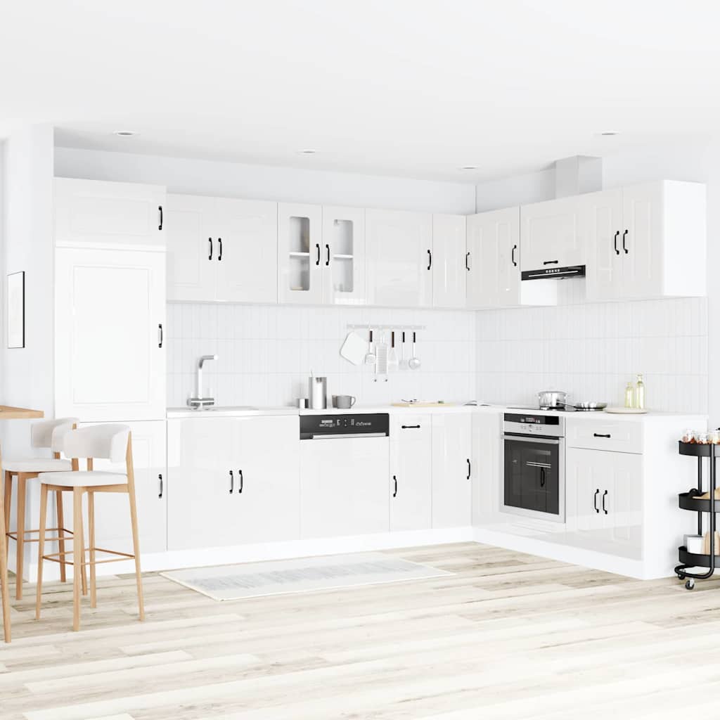 Mobile da cucina Kalmar Bianco Lucido 80 x 46 x 81,5 cm