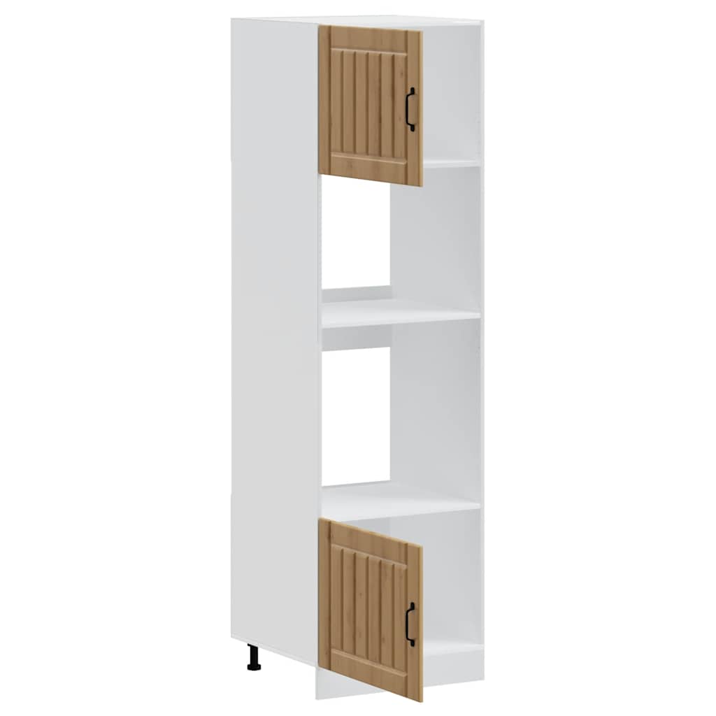 Armadi Forno 2pz Lucca Rovere Artigianale in Legno Multistrato