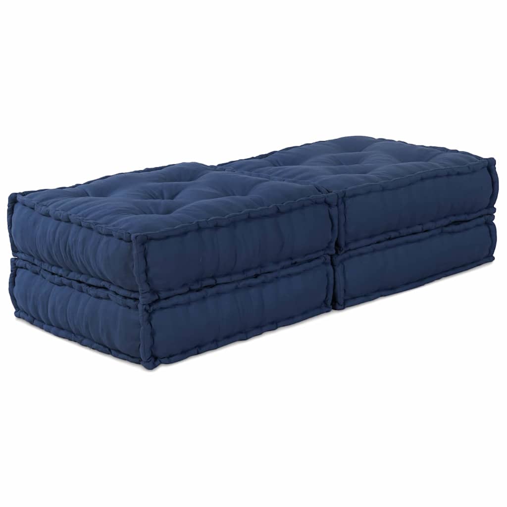 Divano modulare 2 pcs Indaco 140 x 70 x 36 cm Tessuto