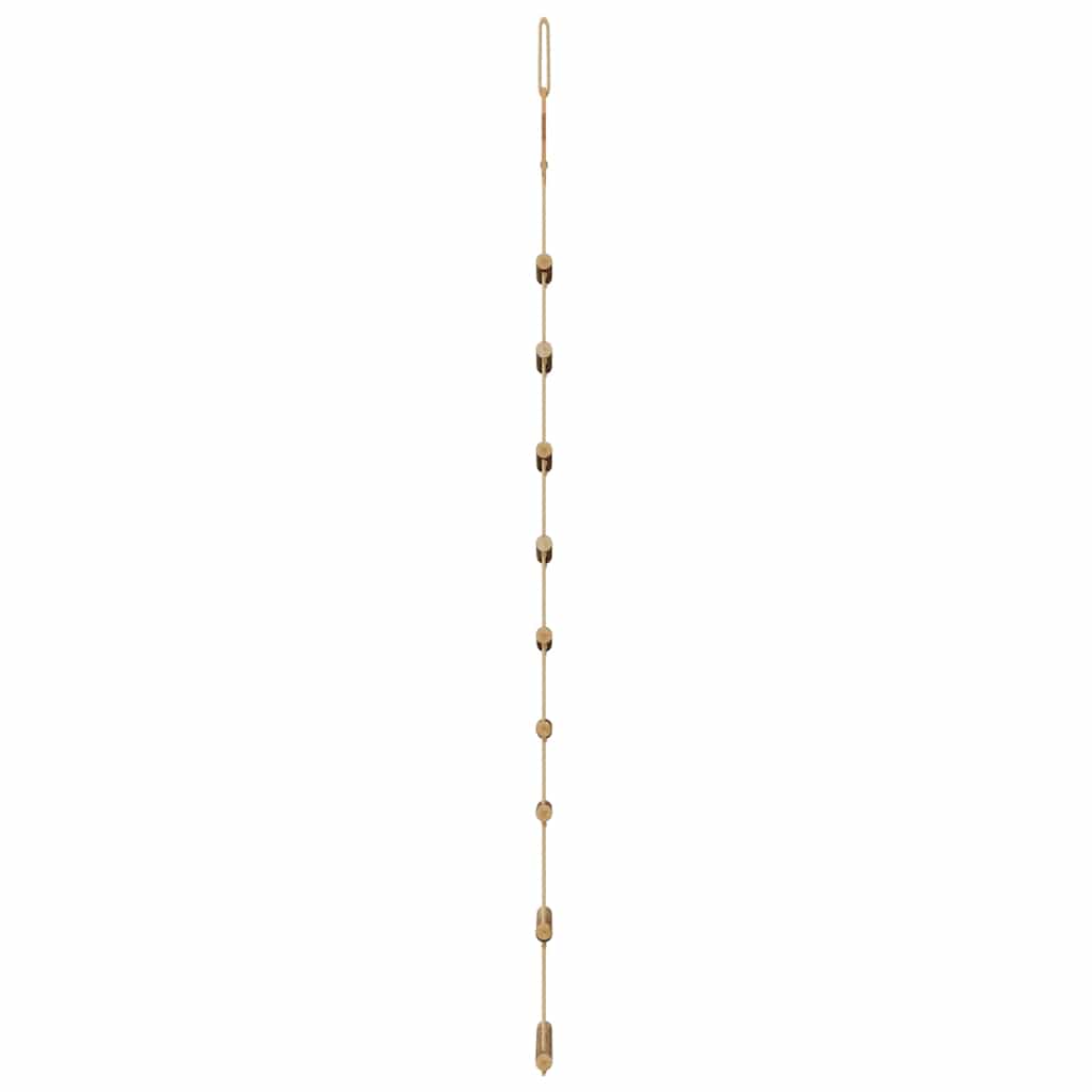 Alberi di Natale sospesi con stelle in alto 2 pz 55x120 cm Ramo naturale