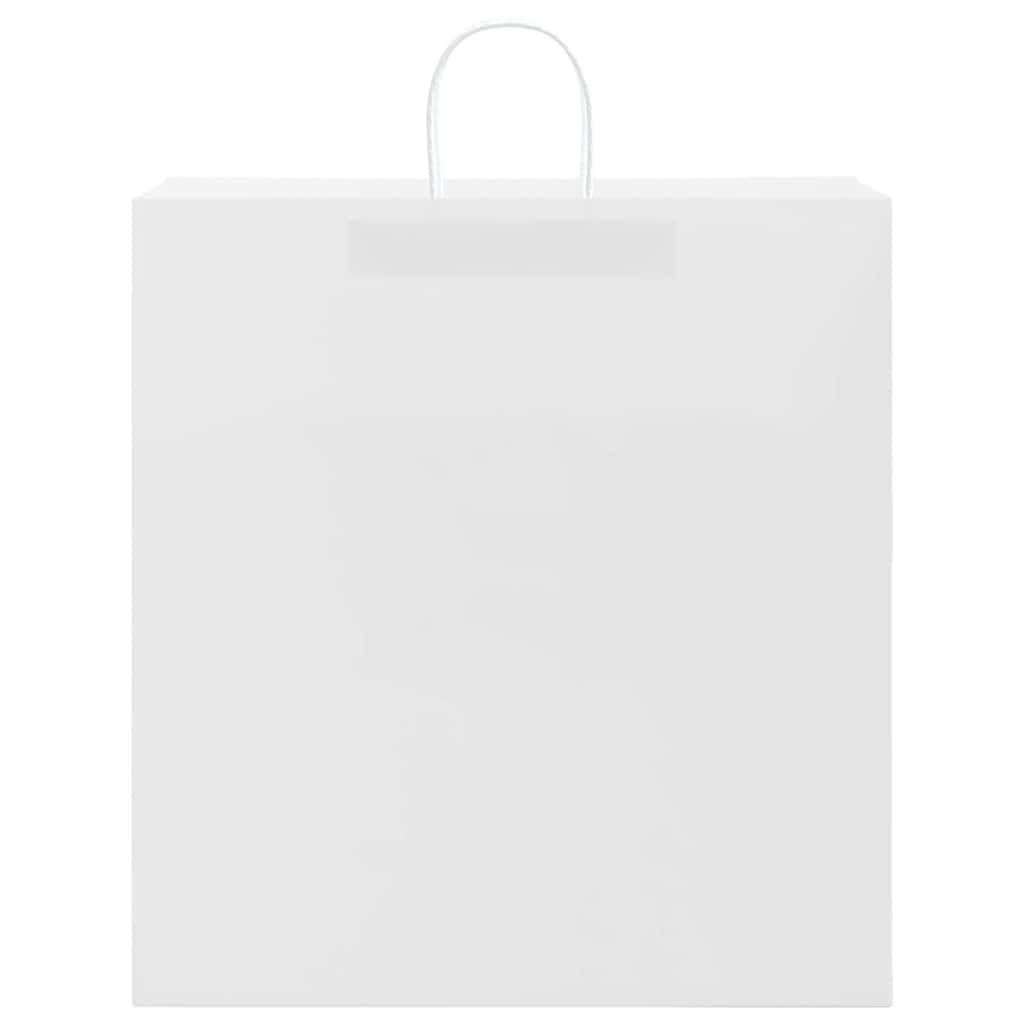 Sacchetti di Carta 250 pz con Manici Bianchi 45x17x48 cm