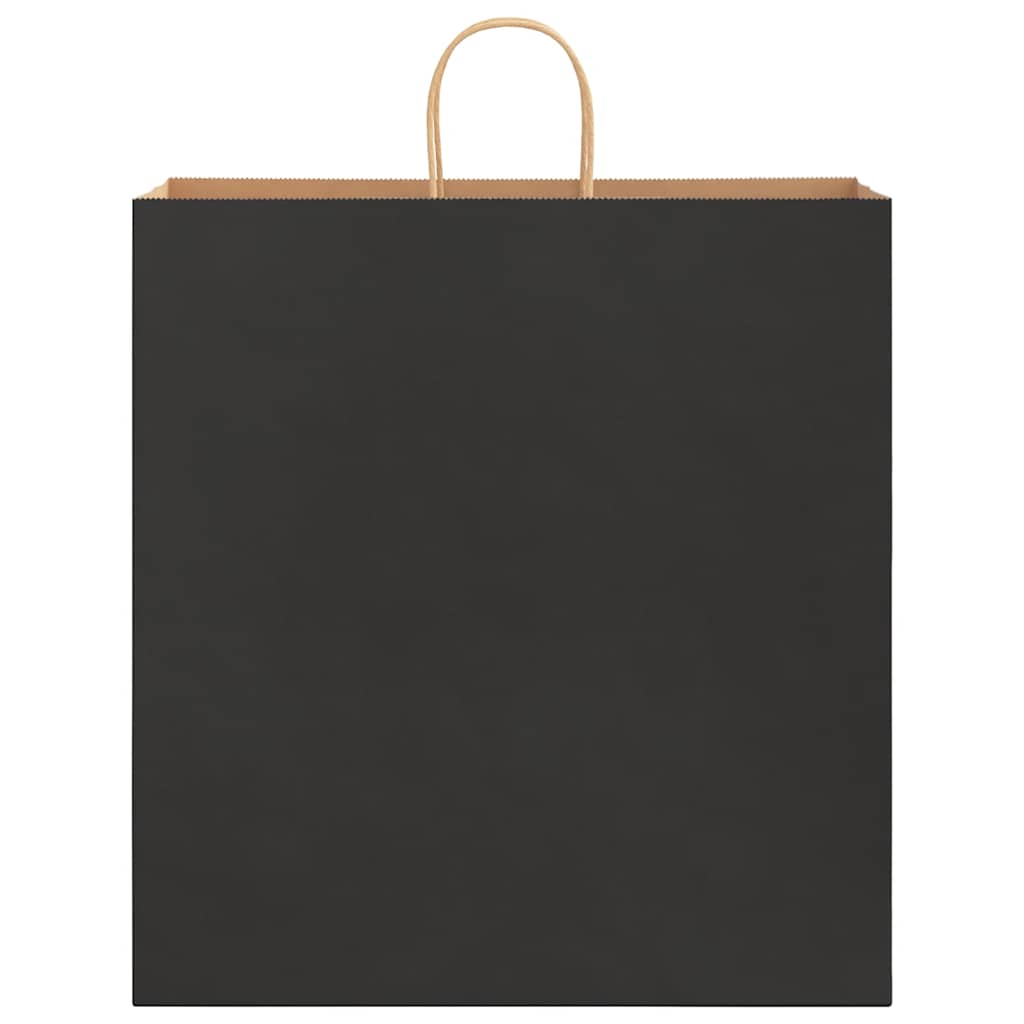 Sacchetti di Carta 50 pz con Manici Neri 45x17x48 cm