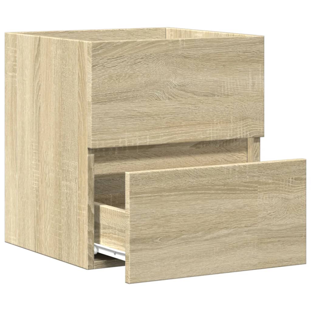 Mobile Lavabo Rovere Sonoma 41x38,5x45 cm in Legno Multistrato