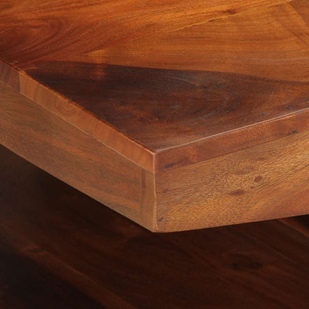 Tavolino da Salotto 90x60x30 cm Legno Massello di Acacia