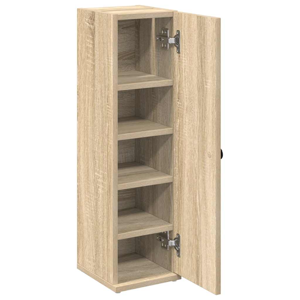 Mobile da Bagno con Portarotolo Rovere Sonoma 20,5x22x72 cm