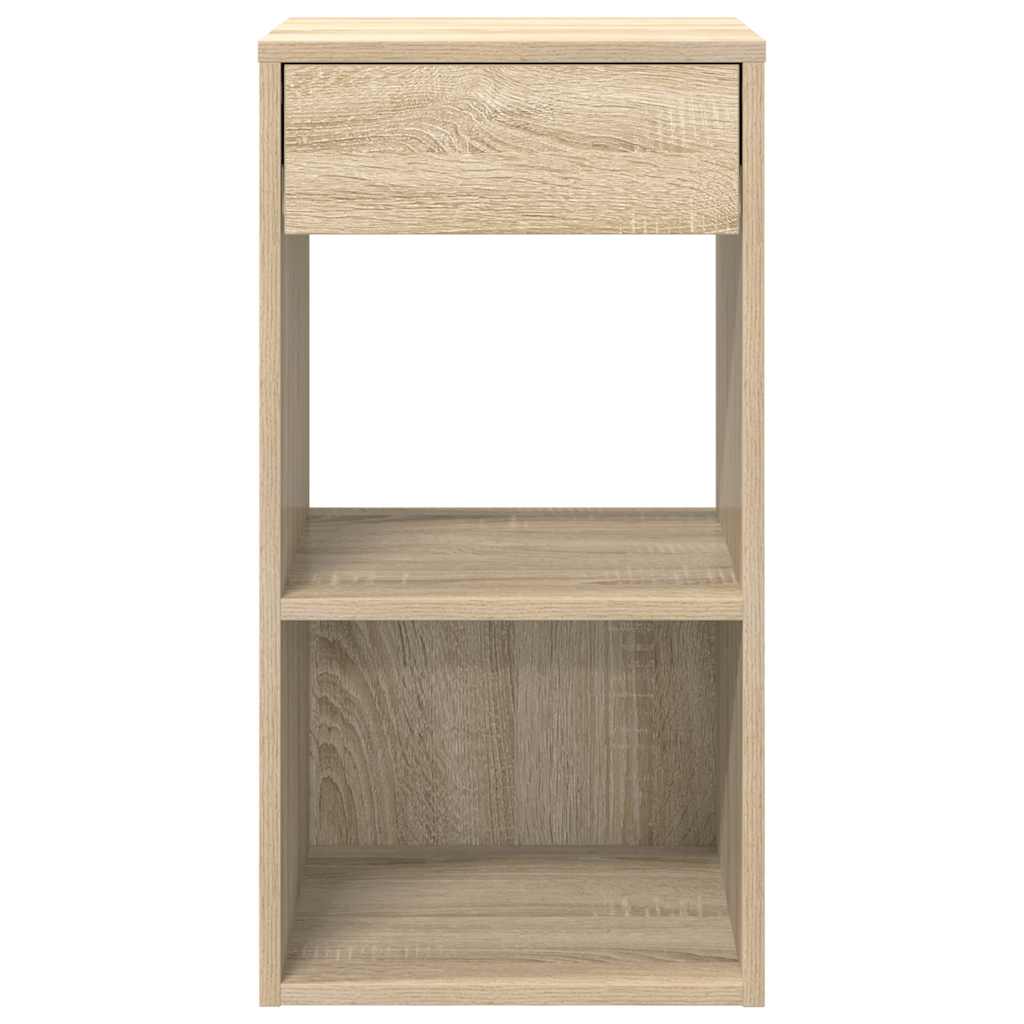 Comodino con Cassetto Rovere Sonoma 35x34x66,5 cm