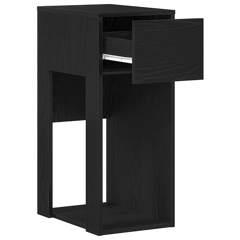Supporto a Torre per Computer con Cassetto Nero 30x44x74 cm