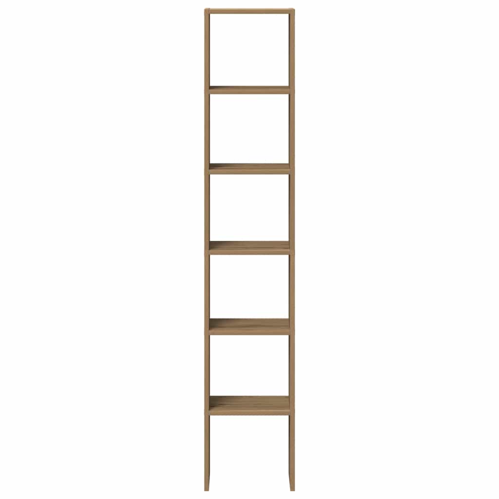 Librerie 2 pz Impilabili Rovere 30x30x80 cm Legno Multistrato