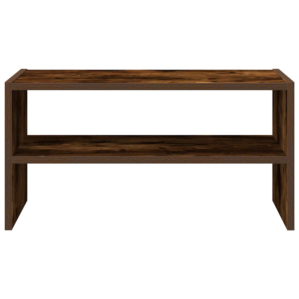 Scarpiera Impilabile Rovere Fumo 60x30x30,5 cm