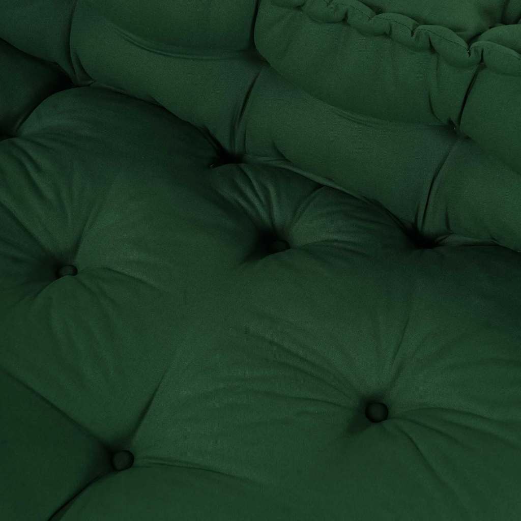 Divano modulare a patchwork 2 pcs Verde 120 x 80 x 38 cm