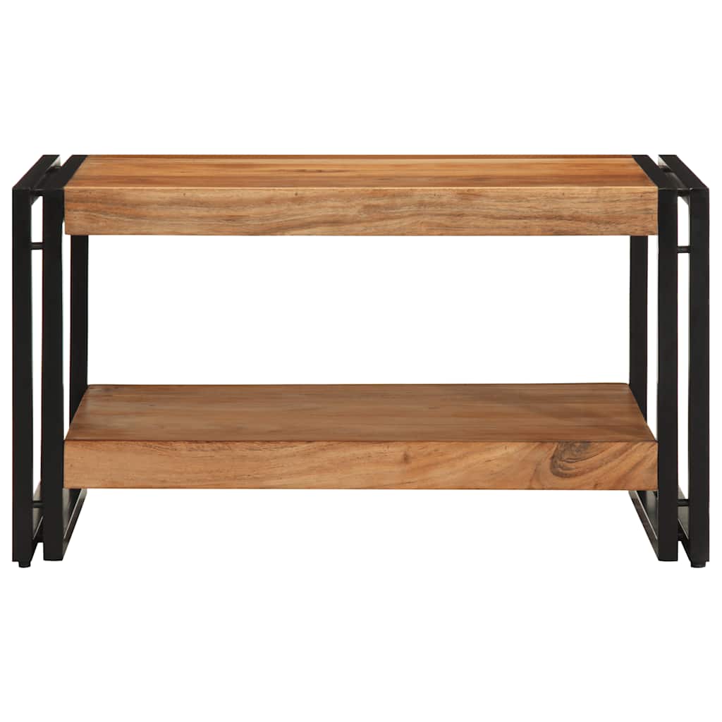 Tavolino da Salotto 70x50x38 cm Legno Massello di Acacia