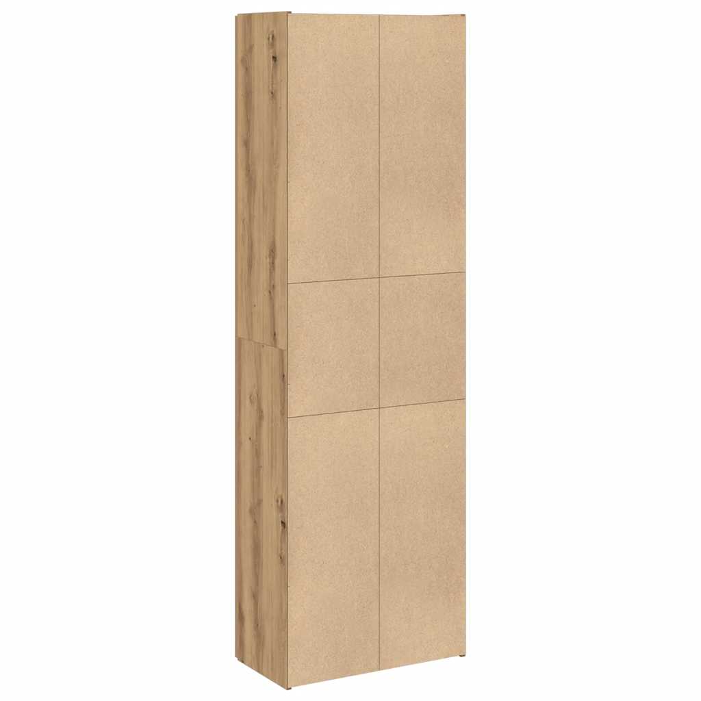 Credenza Rovere Artigianale 60x32x190 cm in Truciolato