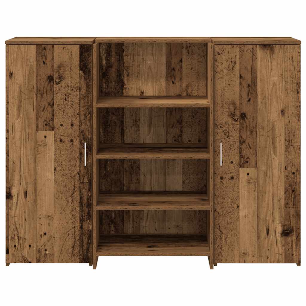 Banco Reception Legno Vecchio 135x50x103,5 cm Legno Multistrato