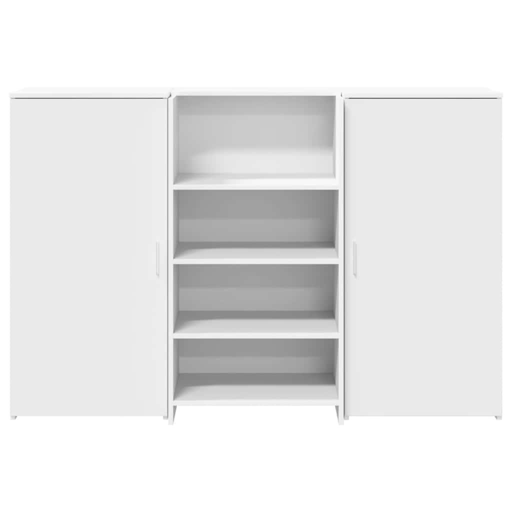 Banco Reception Bianco 155x50x103,5 cm in Legno Multistrato