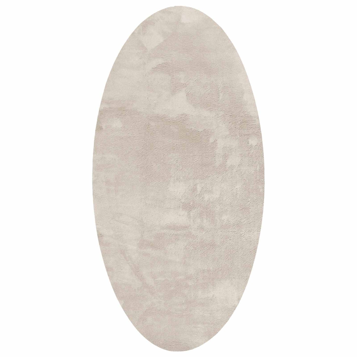 Tappeti per area Ovale HUARTE Beige 80 x 150 cm 100% Poliestere
