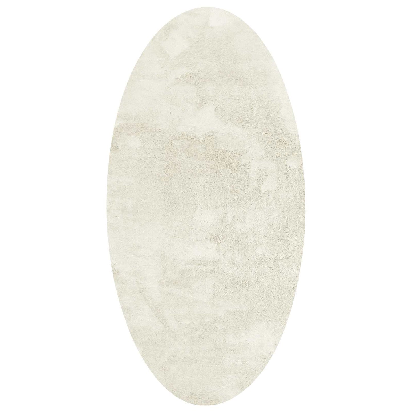 Tappeti per area Ovale HUARTE Crema 80 x 150 cm 100% Poliestere
