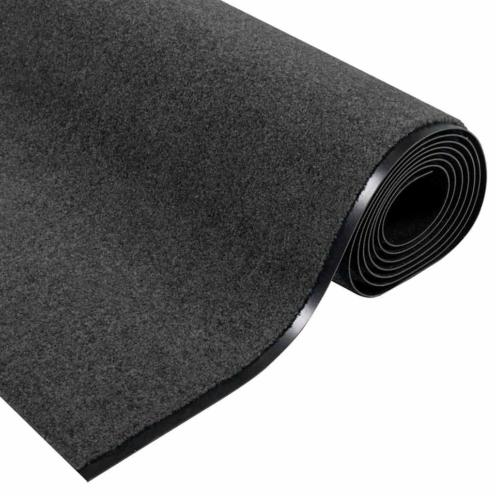Tappetino Altro Antracite e Nero 120 x 400 cm Poliammide e PVC