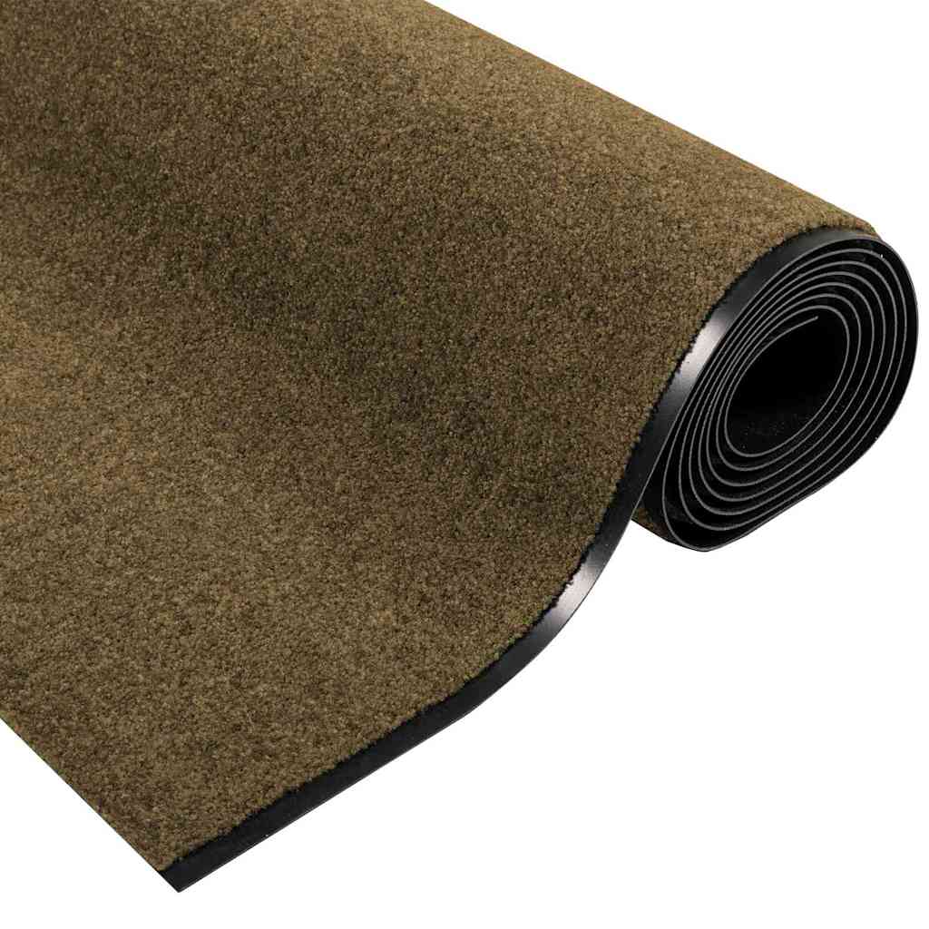 Tappetino Altro Marrone e Nero 120 x 400 cm Poliammide e PVC