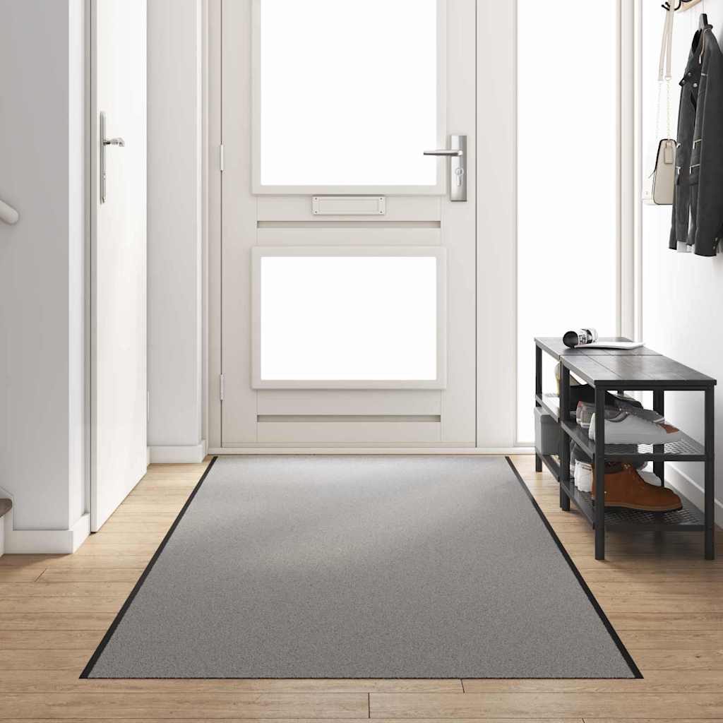 Tappetino Grigio e Nero 120 x 400 cm Polipropilene e vinile