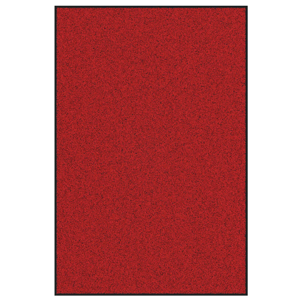 Tappetino Rosso e Nero 120 x 180 cm Polipropilene e vinile