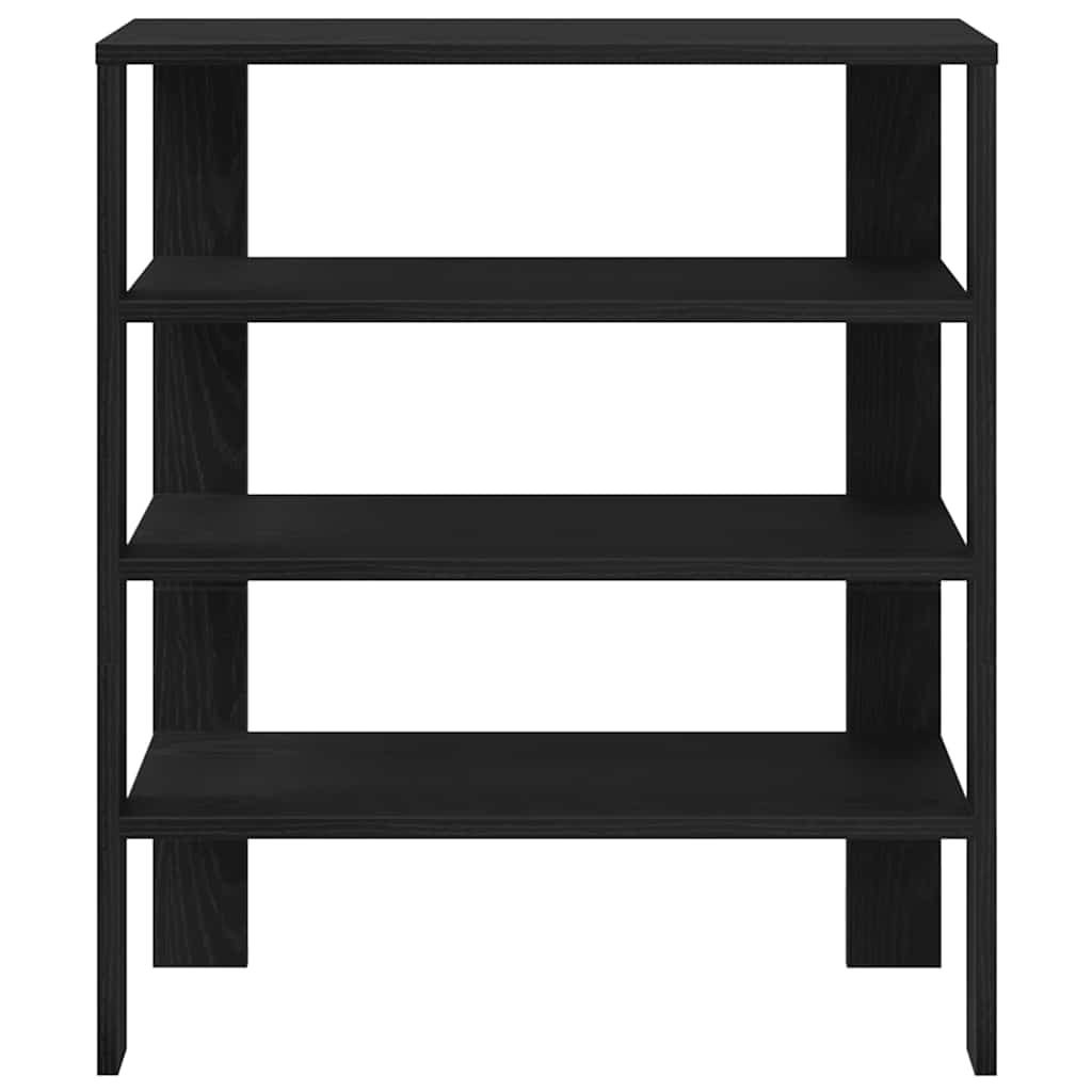Scarpiera Nera 61x32x70 cm in Truciolato