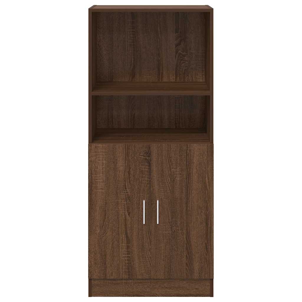 Armadietto Cucina Rovere Marrone 57x41,5x131,5 cm in Truciolato