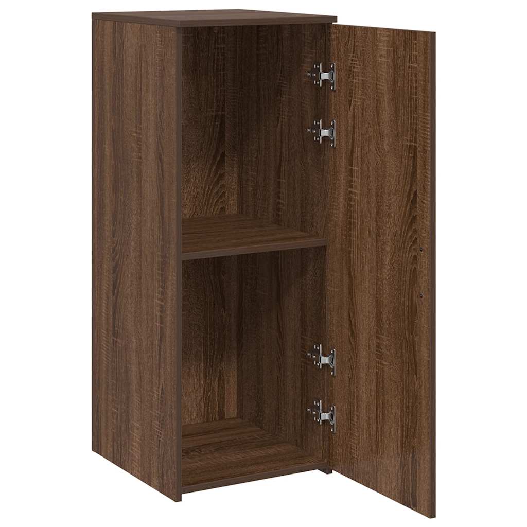 Mobile Portaoggetti Rovere Marrone 40x45x103,5 cm in Truciolato