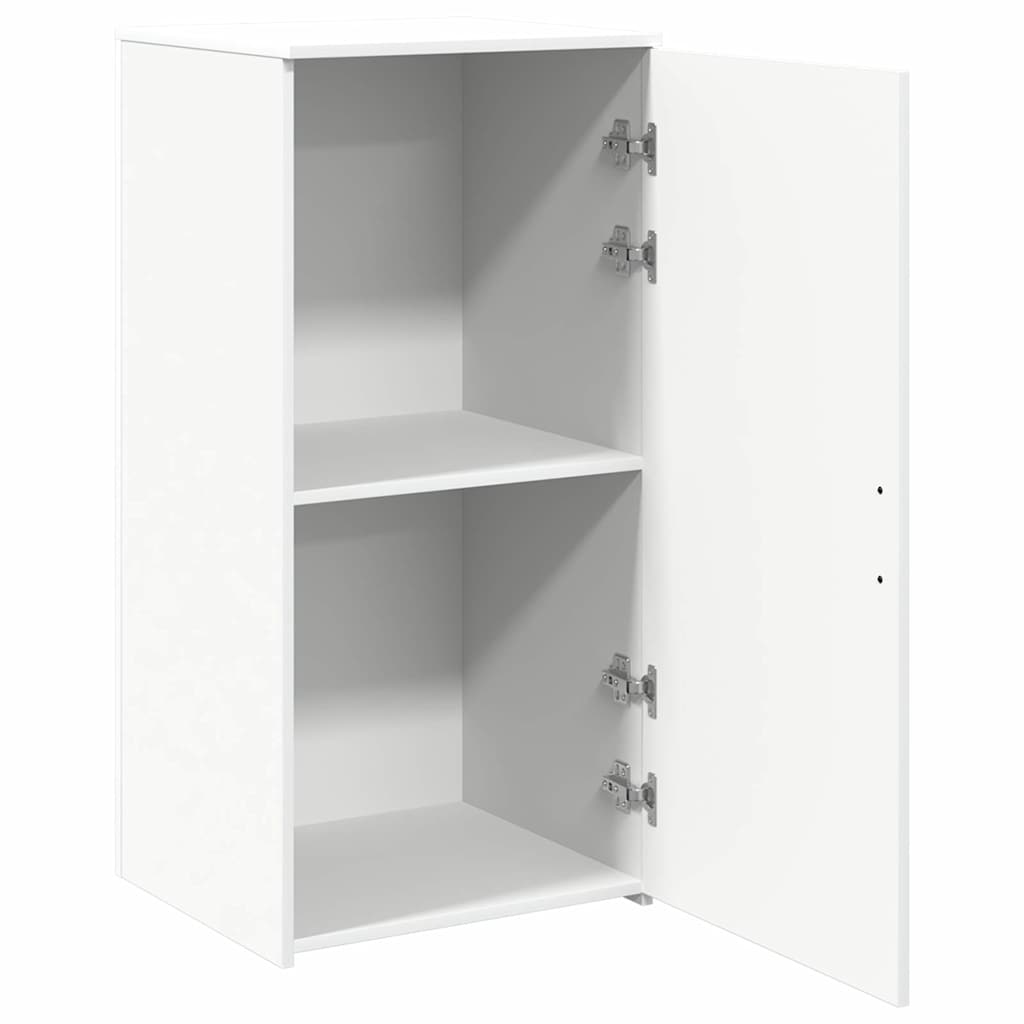 Mobile Portaoggetti Bianco 50x45x103,5 cm in Legno Multistrato