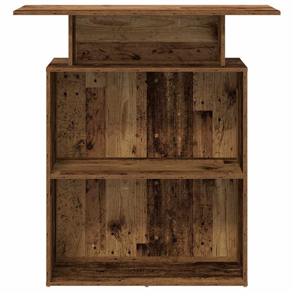 Banco Reception Legno Antico 100x40x104 cm Legno Multistrato