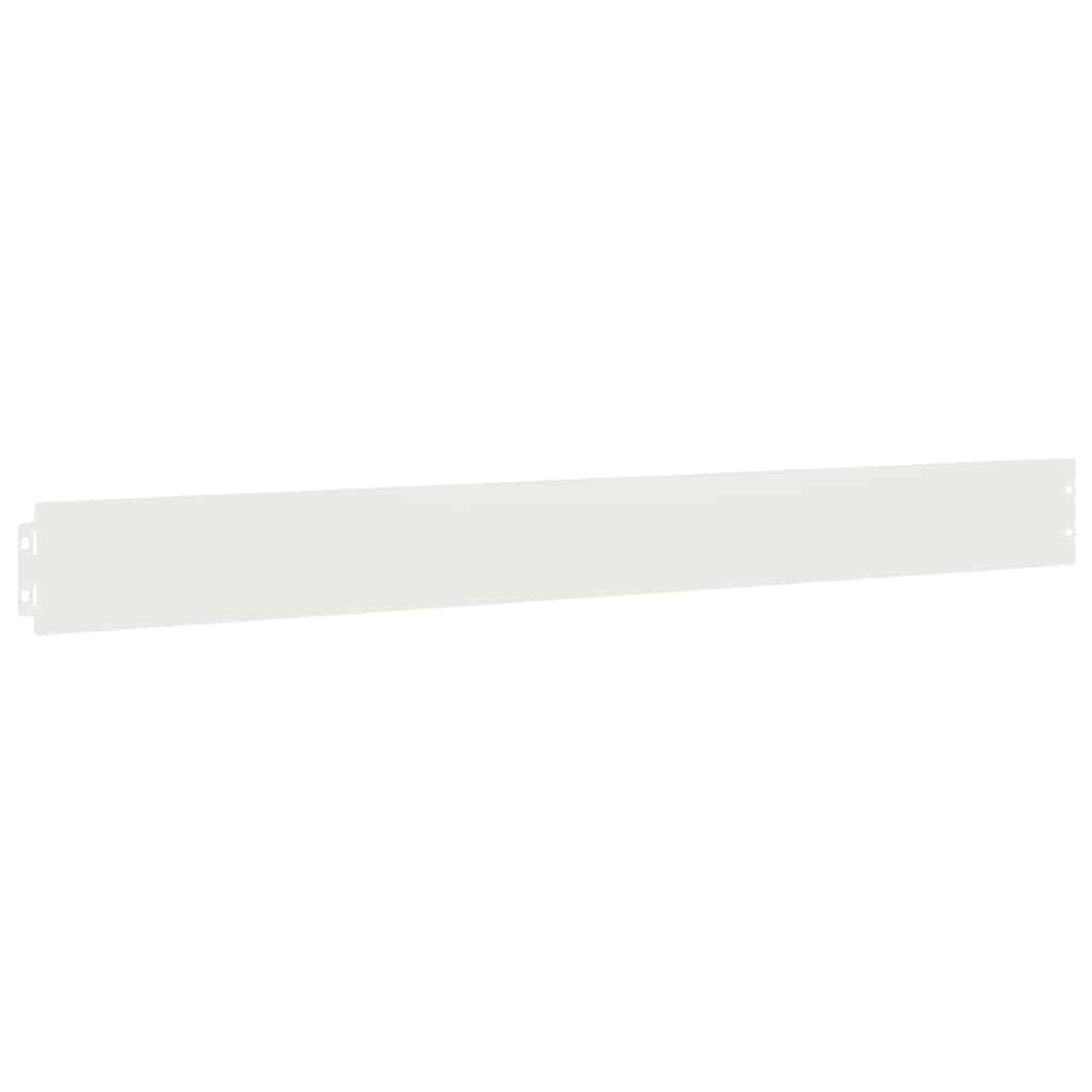 Bordure per Prato 50 pz Bianchi Acciaio Laminato a Freddo