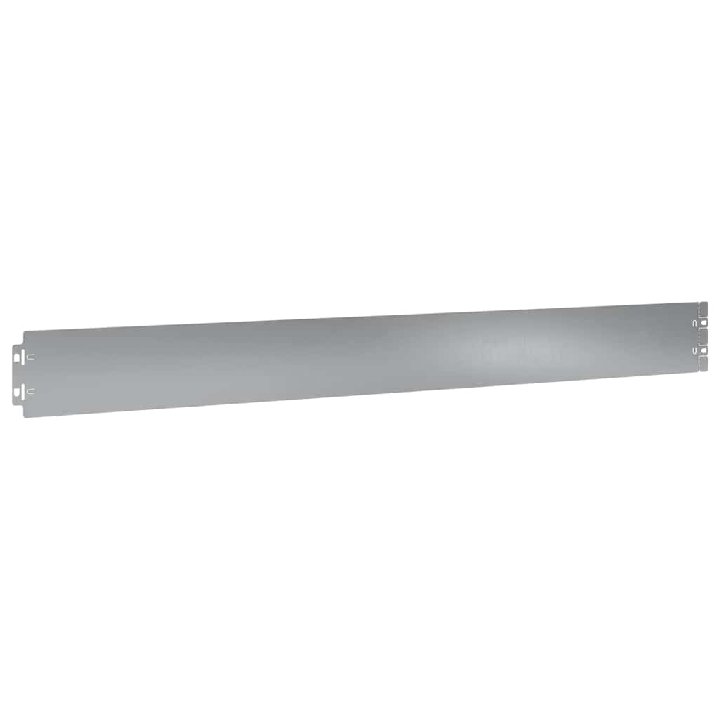 Bordure per Prato 50 pz 10x103 cm Acciaio Zincato