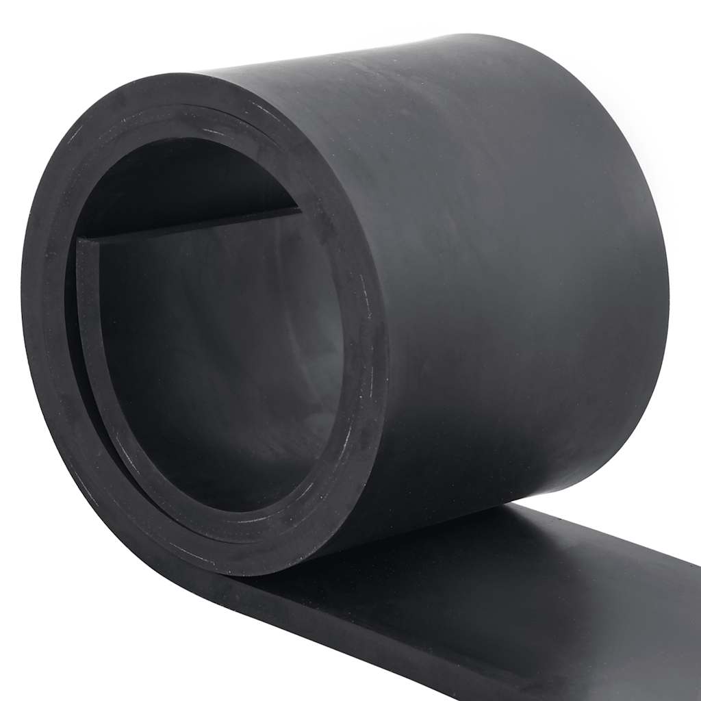 Bordo in Gomma per Spazzaneve Nero 150x15x1 cm
