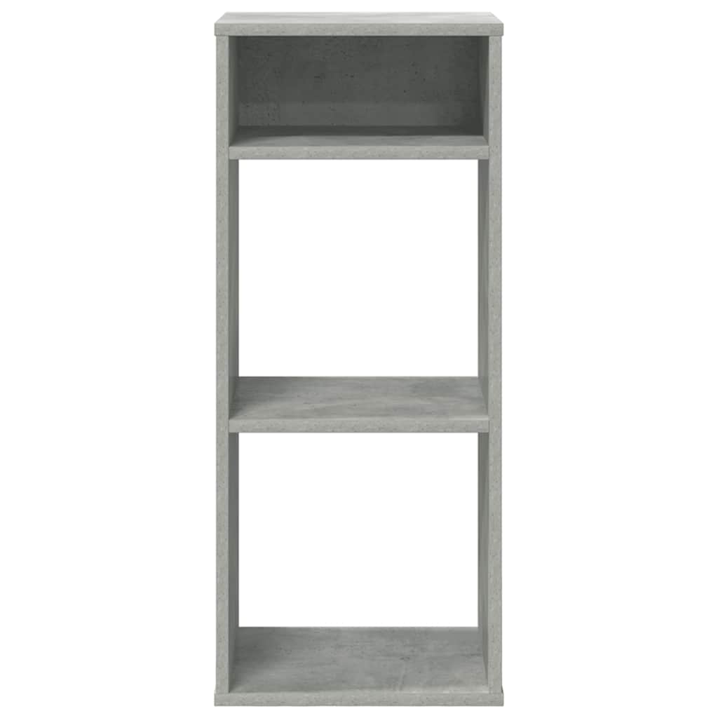 Libreria Grigio Cemento 34x31x80 cm in Legno Multistrato