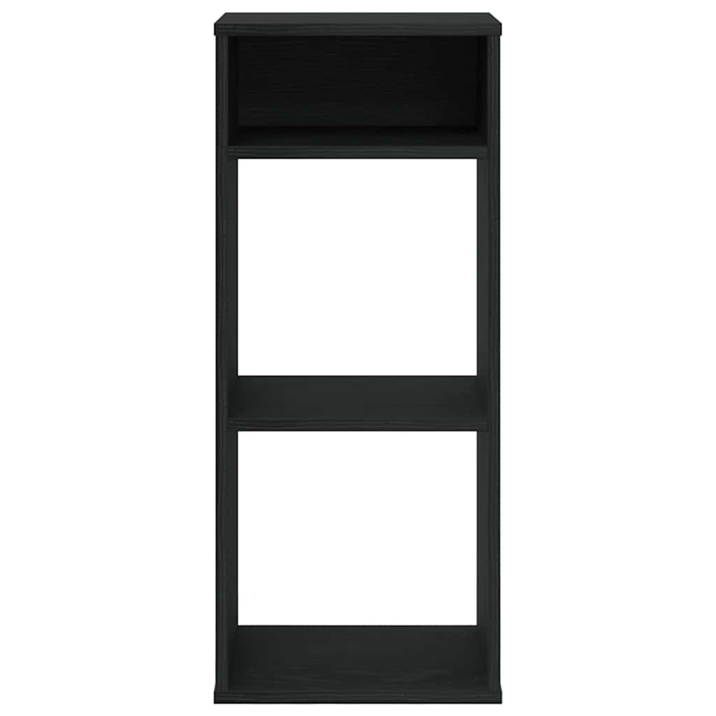 Libreria Nera 34x31x80 cm in Legno Multistrato