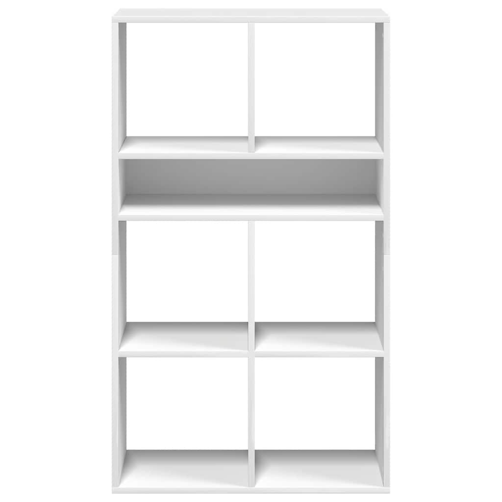 Libreria Bianca 66x31x112 cm in Legno Multistrato